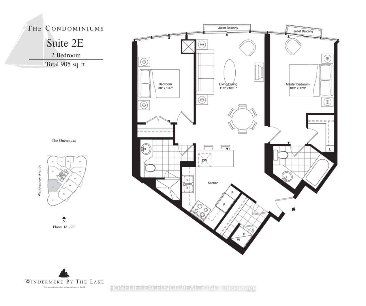 15 Windermere Avenue 2411, Toronto, ON M6S 5A2